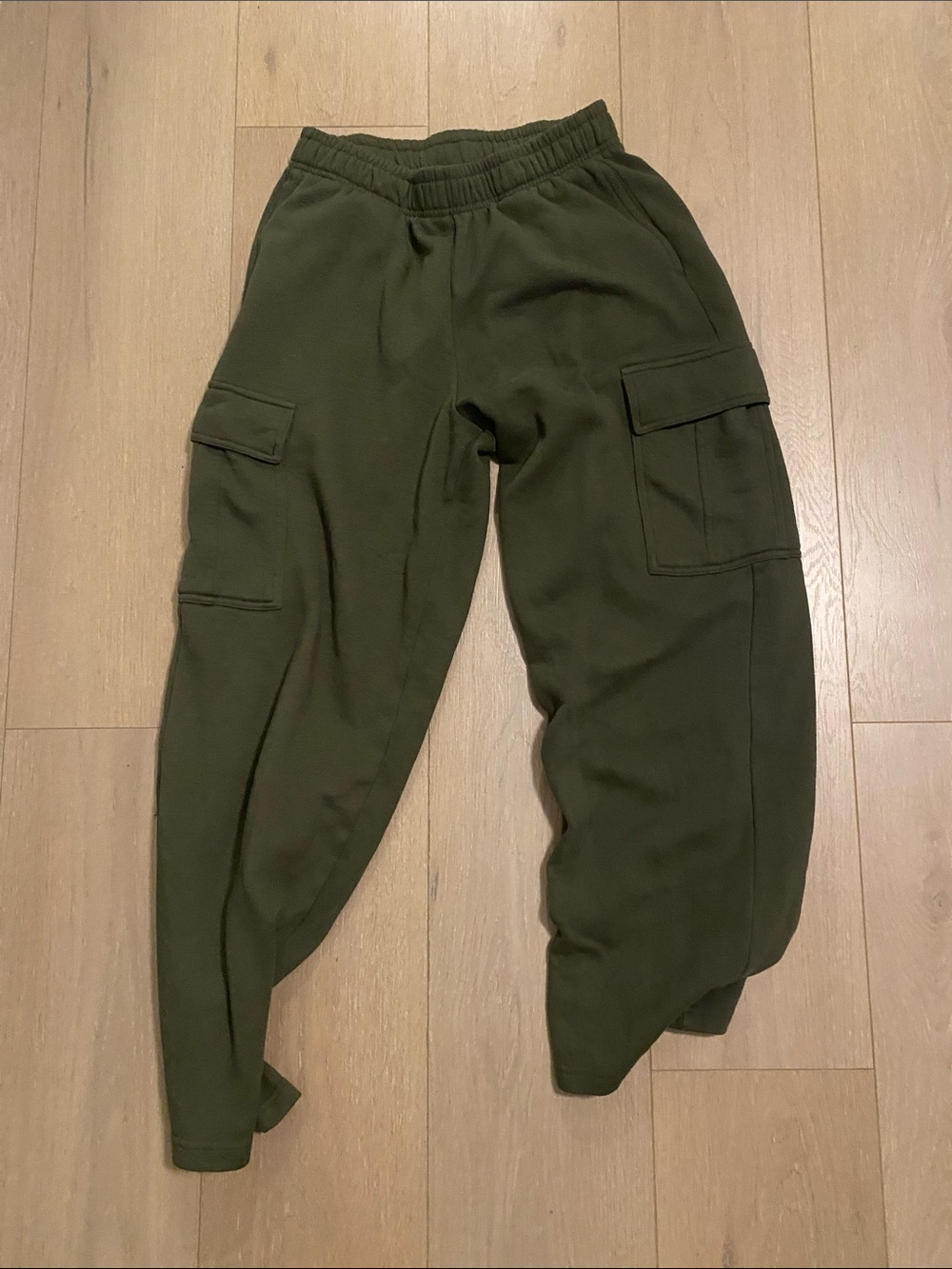 bluenotes Olive Green Cargo Jogger Pants